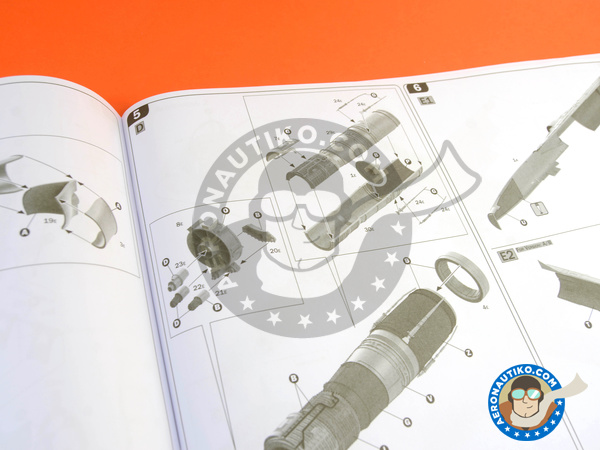 Image 21: Lockheed F-104 Starfighter A / C | Airplane kit in 1/32 scale manufactured by Italeri (ref. 2504)