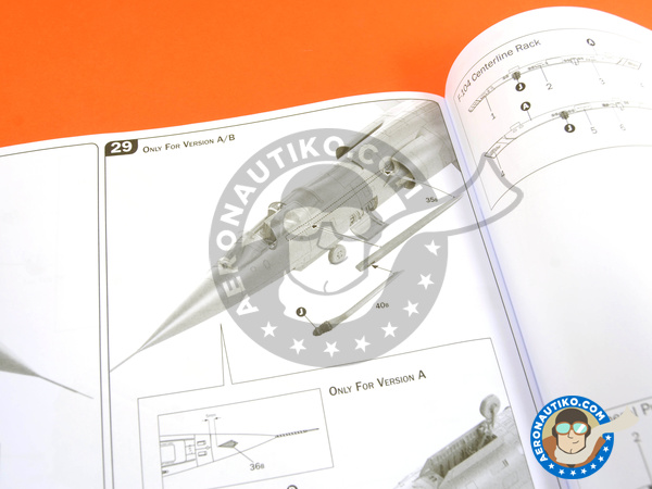 Image 24: Lockheed F-104 Starfighter A / C | Airplane kit in 1/32 scale manufactured by Italeri (ref. 2504)
