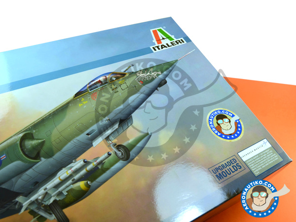 Image 29: Lockheed F-104 Starfighter A / C | Airplane kit in 1/32 scale manufactured by Italeri (ref. 2504)