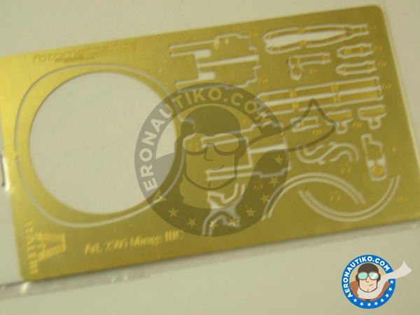 Image 8: Dassault Mirage III C | Airplane kit in 1/32 scale manufactured by Italeri (ref. 2505)