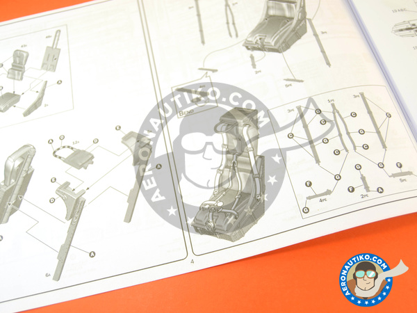 Image 19: Dassault Mirage III C | Airplane kit in 1/32 scale manufactured by Italeri (ref. 2505)