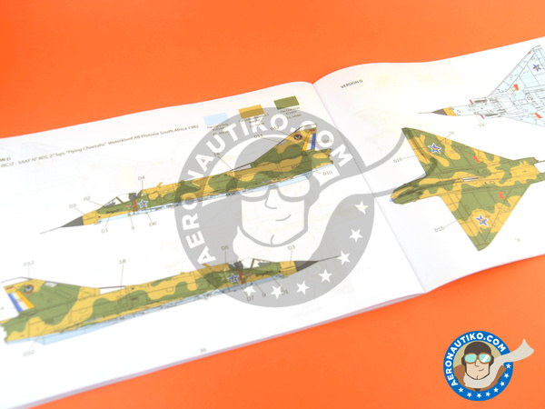 Image 29: Dassault Mirage III C | Airplane kit in 1/32 scale manufactured by Italeri (ref. 2505)