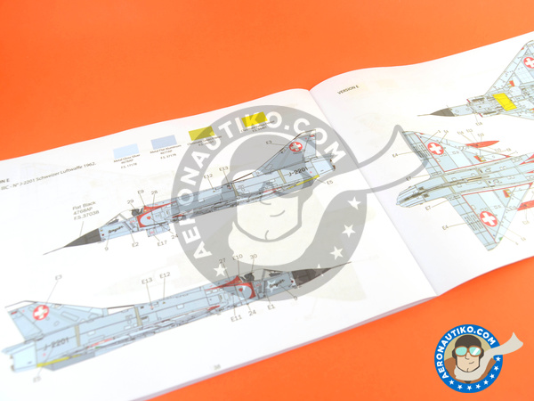 Image 30: Dassault Mirage III C | Airplane kit in 1/32 scale manufactured by Italeri (ref. 2505)