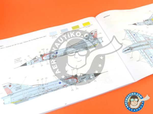 Image 31: Dassault Mirage III C | Airplane kit in 1/32 scale manufactured by Italeri (ref. 2505)