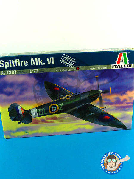 Supermarine Spitfire Mk. VI | Airplane kit in 1/72 scale manufactured by Italeri (ref. ITA1307) image