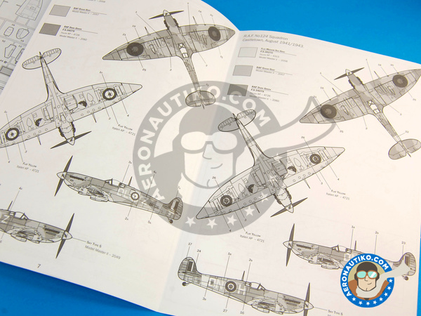 Image 3: Supermarine Spitfire Mk. VI | Airplane kit in 1/72 scale manufactured by Italeri (ref. ITA1307)