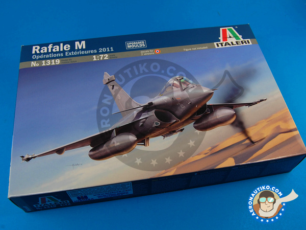 Image 1: Dassault Rafale M | Airplane kit in 1/72 scale manufactured by Italeri (ref. ITA1319)