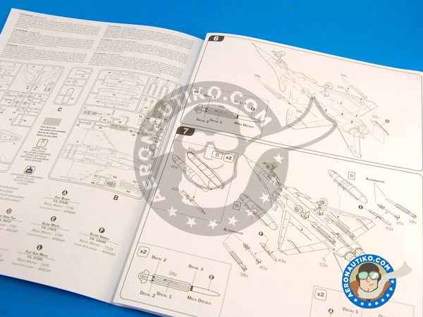 Image 3: Dassault Rafale M | Airplane kit in 1/72 scale manufactured by Italeri (ref. ITA1319)