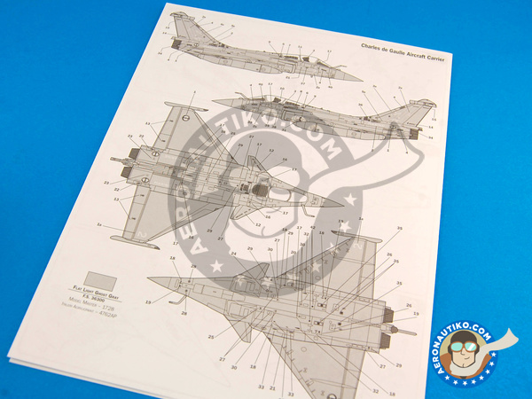 Image 5: Dassault Rafale M | Airplane kit in 1/72 scale manufactured by Italeri (ref. ITA1319)