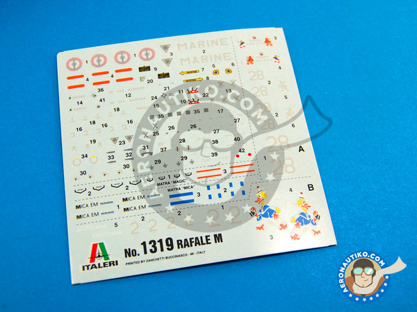Image 6: Dassault Rafale M | Airplane kit in 1/72 scale manufactured by Italeri (ref. ITA1319)