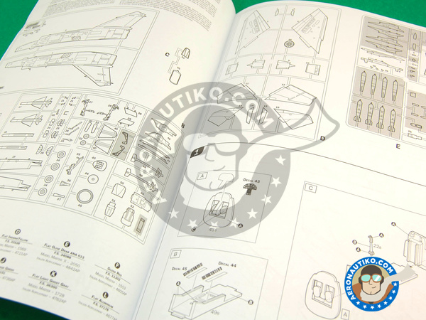Image 2: Dassault Mirage F1 C | Airplane kit in 1/48 scale manufactured by Italeri (ref. ITA2695)