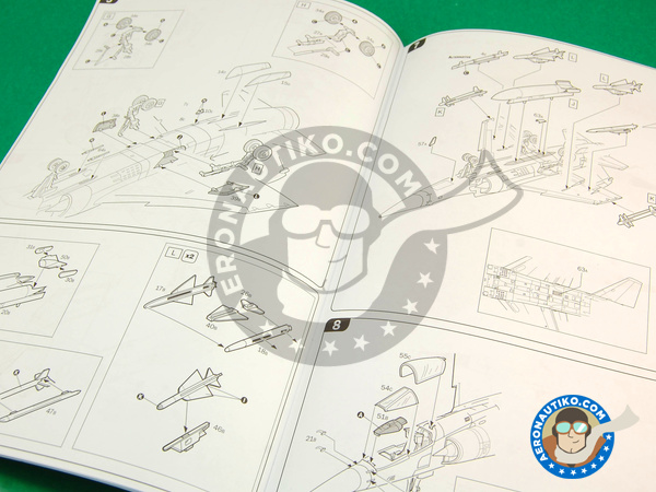 Image 3: Dassault Mirage F1 C | Airplane kit in 1/48 scale manufactured by Italeri (ref. ITA2695)