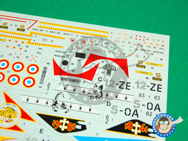 Image 6: Dassault Mirage F1 C | Airplane kit in 1/48 scale manufactured by Italeri (ref. ITA2695)