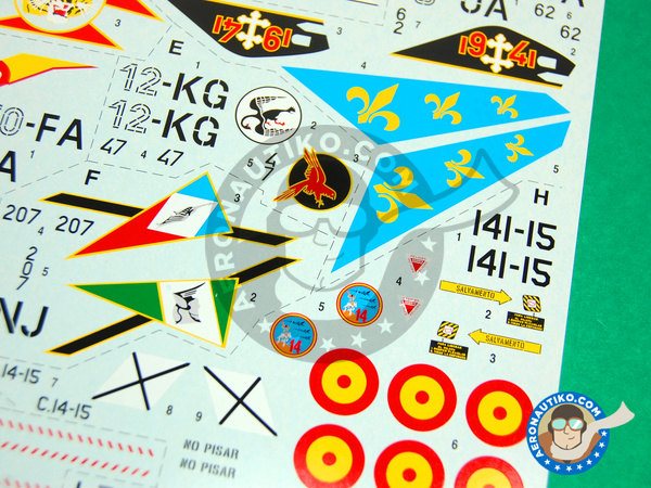 Image 8: Dassault Mirage F1 C | Airplane kit in 1/48 scale manufactured by Italeri (ref. ITA2695)