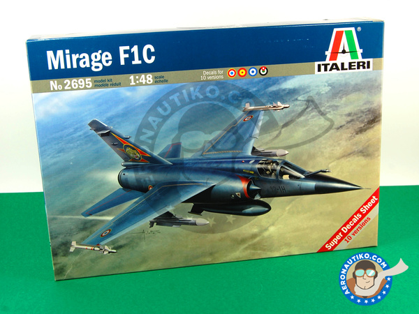 Image 14: Dassault Mirage F1 C | Airplane kit in 1/48 scale manufactured by Italeri (ref. ITA2695)