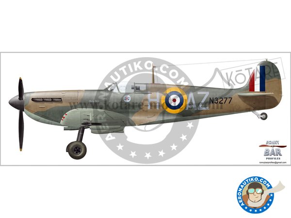 Image 2: Supermarine Type 300 "Spitfire"  Mk.1a  (Mid Production) | Airplane kit in 1/32 scale manufactured by KOTARE MODELS (ref. K32001)