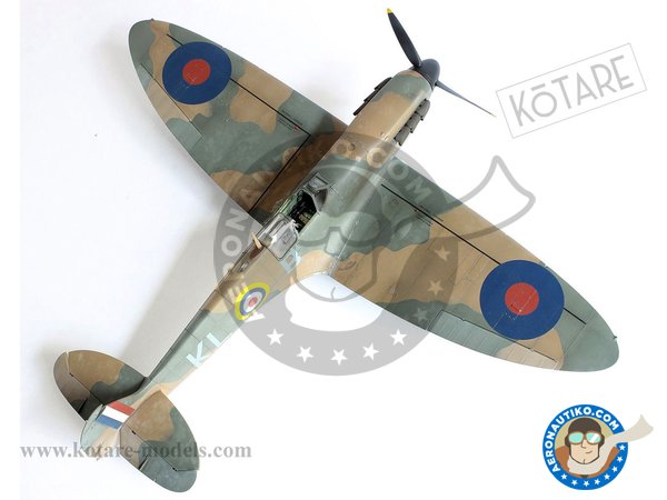 Image 13: Supermarine Type 300 "Spitfire"  Mk.1a  (Mid Production) | Airplane kit in 1/32 scale manufactured by KOTARE MODELS (ref. K32001)