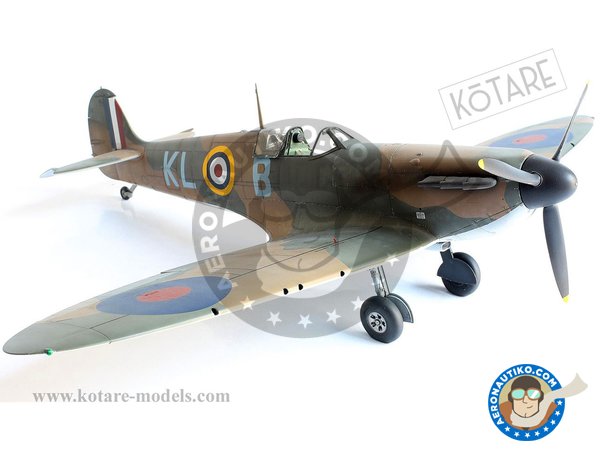 Image 14: Supermarine Type 300 "Spitfire"  Mk.1a  (Mid Production) | Airplane kit in 1/32 scale manufactured by KOTARE MODELS (ref. K32001)