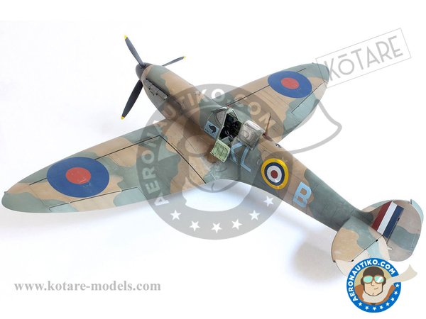 Image 16: Supermarine Type 300 "Spitfire"  Mk.1a  (Mid Production) | Airplane kit in 1/32 scale manufactured by KOTARE MODELS (ref. K32001)