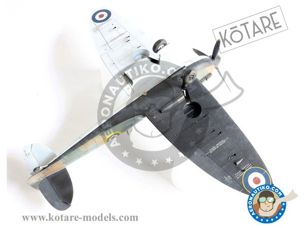 Image 17: Supermarine Type 300 "Spitfire"  Mk.1a  (Mid Production) | Airplane kit in 1/32 scale manufactured by KOTARE MODELS (ref. K32001)
