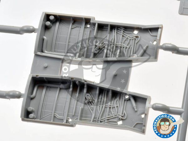 Image 3: F/A-18D ATARS | Airplane kit in 1/48 scale manufactured by Kinetic Model Kits (ref. K48033)