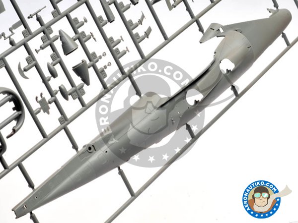 Image 1: T-Harrier. Harrier T2/T2A/T2N/T4/T4N/T8 Two Seater Trainer | Airplane kit in 1/48 scale manufactured by Kinetic Model Kits (ref. K48040)