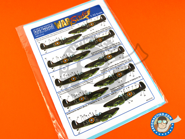 Image 4: Supermarine Spitfire Mk.IIa Mk. IIa |  in 1/32 scale manufactured by Kits World (ref. KW132103)