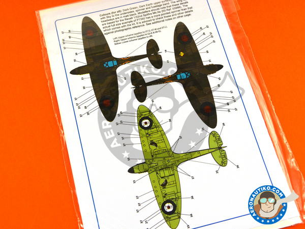Image 5: Supermarine Spitfire Mk.IIa Mk. IIa |  in 1/32 scale manufactured by Kits World (ref. KW132103)