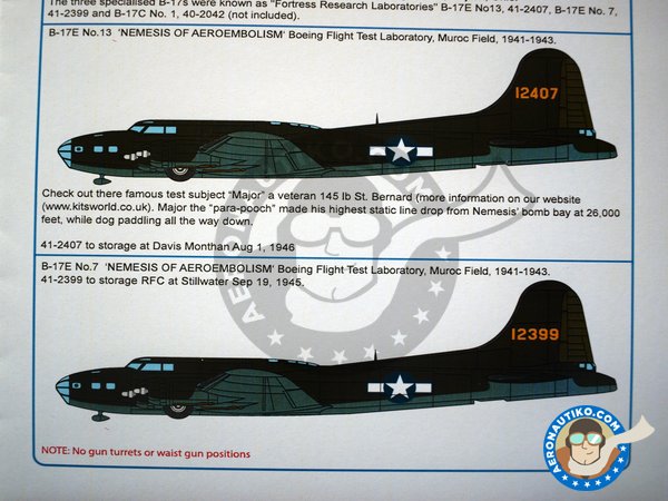 Image 3: Boeing B-17 Flying Fortress |  in 1/32 scale manufactured by Kits World (ref. KW132107)