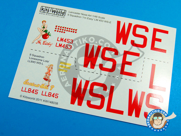 Image 9: Avro Lancaster B MK. I |  in 1/48 scale manufactured by Kits World (ref. KW148038)