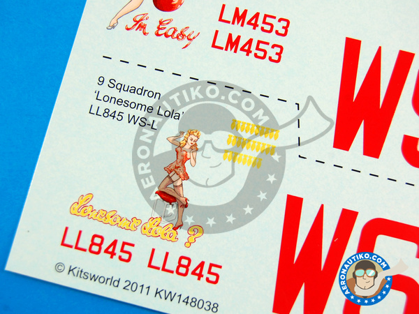 Image 11: Avro Lancaster B MK. I |  in 1/48 scale manufactured by Kits World (ref. KW148038)