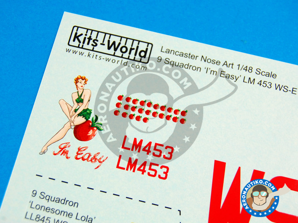 Image 12: Avro Lancaster B MK. I |  in 1/48 scale manufactured by Kits World (ref. KW148038)