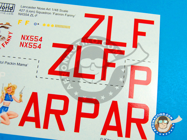 Image 3: Avro Lancaster B MK. I |  en escala 1/48 fabricado por Kits World (ref. KW148039)