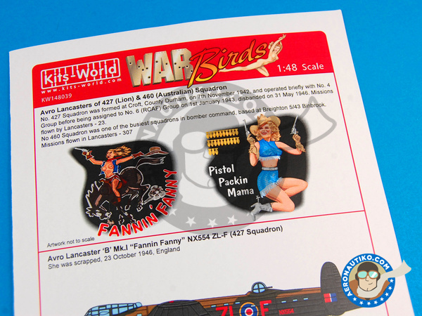 Image 5: Avro Lancaster B MK. I |  en escala 1/48 fabricado por Kits World (ref. KW148039)