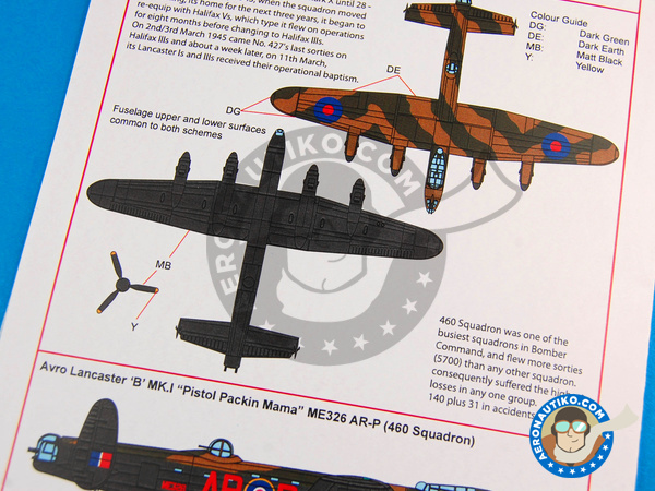 Image 10: Avro Lancaster B MK. I |  en escala 1/48 fabricado por Kits World (ref. KW148039)