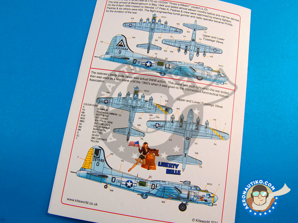 Image 5: Boeing B-17 Flying Fortress |  in 1/48 scale manufactured by Kits World (ref. KW148053)