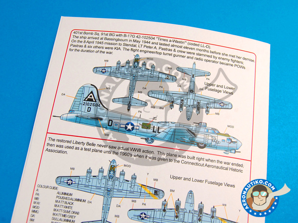 Image 6: Boeing B-17 Flying Fortress |  in 1/48 scale manufactured by Kits World (ref. KW148053)