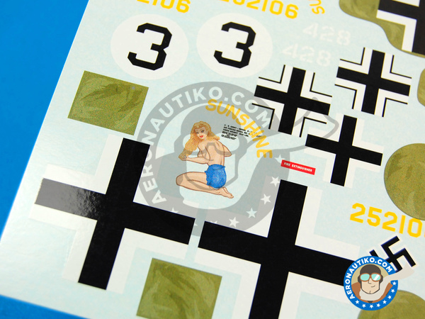 Image 10: Consolidated B-24 Liberator H | Decals in 1/48 scale manufactured by Kits World (ref. KW148069)