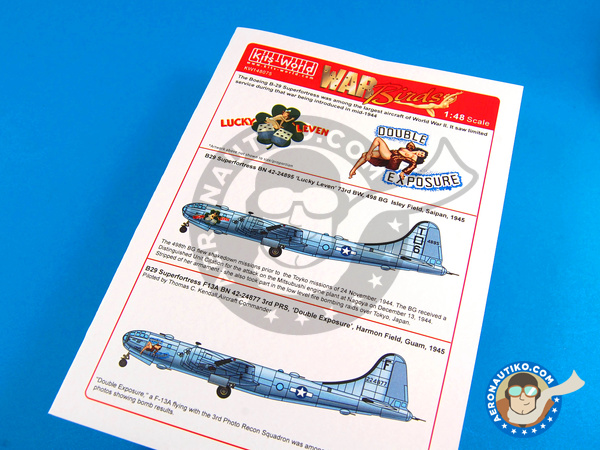 Image 1: Boeing B-29 Superfortress |  in 1/48 scale manufactured by Kits World (ref. KW148075)