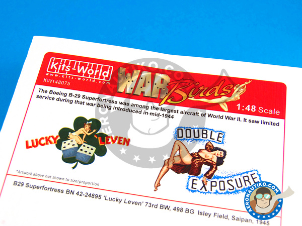 Image 5: Boeing B-29 Superfortress |  in 1/48 scale manufactured by Kits World (ref. KW148075)