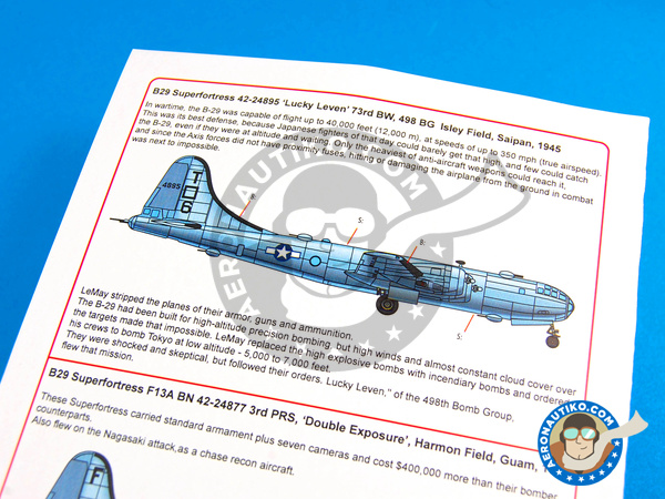 Image 8: Boeing B-29 Superfortress |  in 1/48 scale manufactured by Kits World (ref. KW148075)