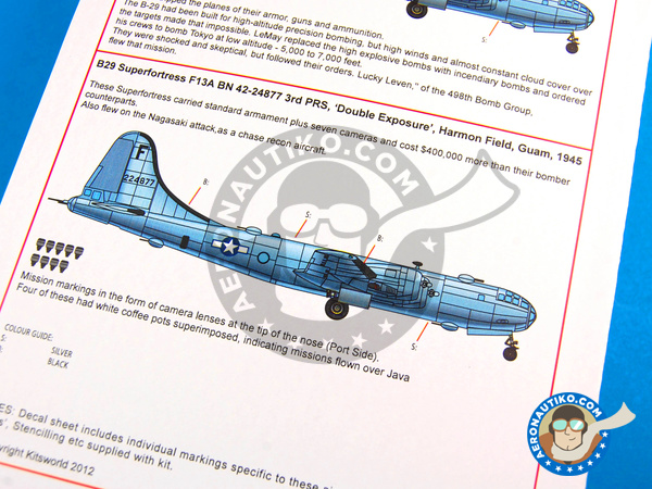 Image 9: Boeing B-29 Superfortress |  in 1/48 scale manufactured by Kits World (ref. KW148075)