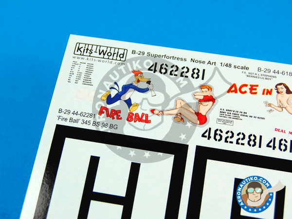 Image 2: Boeing B-29 Superfortress |  in 1/48 scale manufactured by Kits World (ref. KW148076)