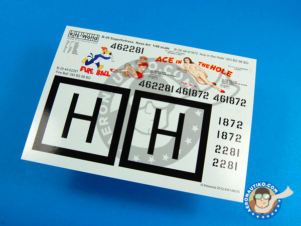 Image 3: Boeing B-29 Superfortress |  in 1/48 scale manufactured by Kits World (ref. KW148076)