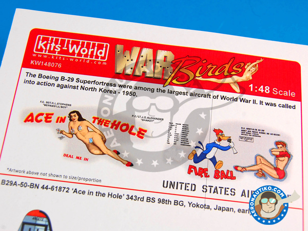 Image 5: Boeing B-29 Superfortress |  in 1/48 scale manufactured by Kits World (ref. KW148076)