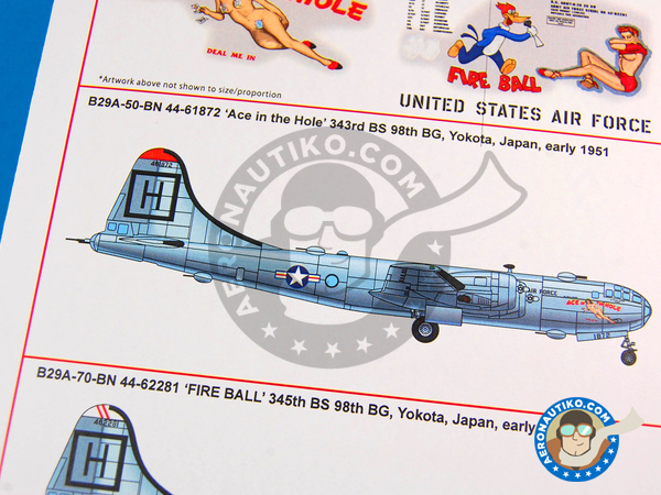 Image 6: Boeing B-29 Superfortress |  in 1/48 scale manufactured by Kits World (ref. KW148076)