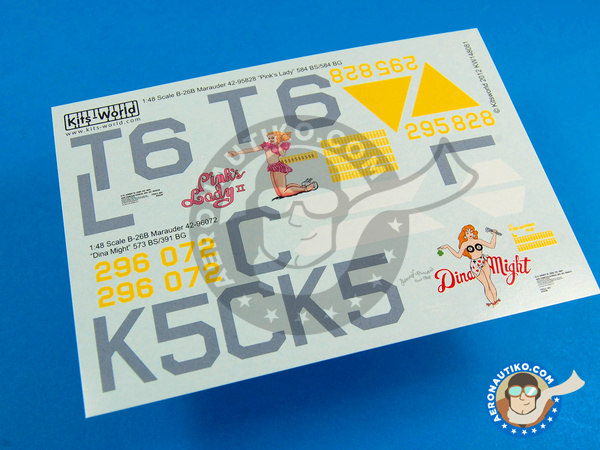 Image 7: Martin B-26 Marauder B |  in 1/48 scale manufactured by Kits World (ref. KW148081)