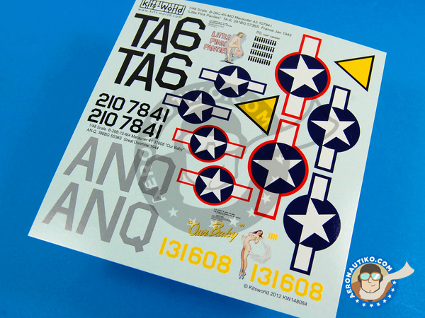 Image 4: Martin B-26 Marauder C |  en escala 1/48 fabricado por Kits World (ref. KW148084)