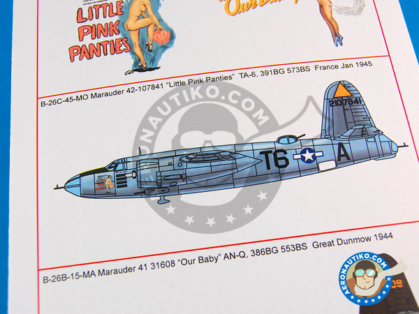 Image 6: Martin B-26 Marauder C |  en escala 1/48 fabricado por Kits World (ref. KW148084)