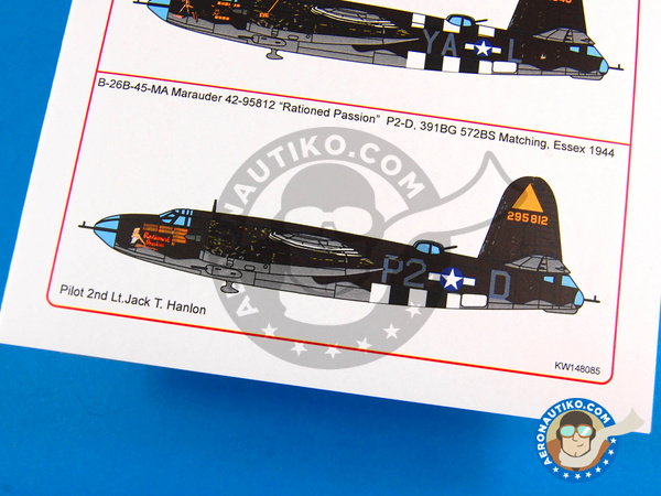 Image 7: Martin B-26 Marauder B |  in 1/48 scale manufactured by Kits World (ref. KW148085)